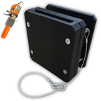 RELLES Motorsägenhalter, Kettensägenhalterung, Motorsägen Wandhalterung, Motorsägen Zubehör, Motorsägenhalterung, Halter für Traktor, Anhänger, Seilwinde, Kettensägenhalter, Forst Zubehör